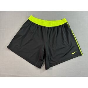 Nike Dri-FIT Men’s Medium Running Shorts Black Neon Green Athletic Training Gym